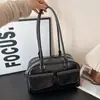 Bolsa Texturizada Brilhante de Alto Padrão e Nicho Moda Outono e Inverno 2026 Bolsa Tote Retrô Versátil de Ombro e Mão para Mulheres