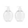 Garrafa de loção PET personalizada pelo fabricante 500ml garrafa redonda com pump 28 dentes embalagem para artigos de higiene pessoal material de embalagem cosmética