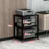 Rack de Amplificador Móvel de Chão Gabinete de Alto-Falantes Multi-Camadas Gabinete para Equipamentos de Entusiasta HIFI Suporte de Áudio Pernas Suporte