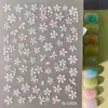 Adesivos de Unha Florais de Gel Coloridos 5D Em relevo 3D Versátil Flor Fresca de Cinco Pétalas Adesivos de Unha Estilo SL