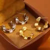 Pendientes Exagerados Europeos y Americanos con Forma de Ola C de Plata Diseño Único Pendientes Moda Nicho Pendientes Elegantes de Gama Alta para Mujer