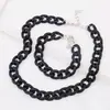 Joyería Transfronteriza Europea y Americana Amazon Elegante Exagerado Geométrico Hip-Hop Collar Cadena Fresca Moderna Pulsera Collar Joyería para Mujeres