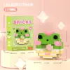 Boneca Desenho Animado Donut Blocos de Montar Urso Morango Montagem Brinquedos Educativos Infantis Presentes de Celebridade da Internet Atacado Dropshipping