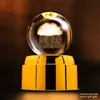 Luz Noturna de Planeta com Bola de Cristal Giratória Enfeites Criativos para Mesa Artesanato Feng Shui Presentes para Professores Novos Produtos Transfronteiriços