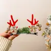 Pinzas para el Cabello de Navidad Diademas Pinzas para Niñas Fiesta Ambiente de Adulto Diademas Lindas Pinzas para el Cabello de Cuernos Accesorios