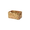 Cesta de Almacenamiento de Paja de Jacinto de Agua Organizador de Escritorio Cesta de Almacenamiento de Bocadillos de Cocina Caja de Almacenamiento de Ropa de Dormitorio Cesta Tejida