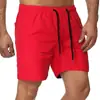 Pantalones Cortos Casuales de Verano para Hombre de Comercio Exterior 2024 Pantalones de Cinco Puntos Color Caramelo Pantalones de Playa Impermeables de Secado Rápido para Hombre de Diez Colores en Oferta