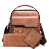 Bolso Cruzado de Hombro Único Transfronterizo, Bolso Suave de Moda para Hombre, Mochila Pequeña Vertical, Bolso Cruzado Multifuncional Retro