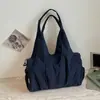 Bolsa Cruzada de Hombro Único Nueva de Verano para Mujer, Bolso de Tela Ligero para Llevar en la Mano, Bolso para el Brazo Urbano Simple Japonés Versátil