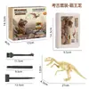 Juguete de Excavación Arqueológica Fósil de Dinosaurio Gema Excavación de Tesoros Collar de Sirena Niños Hecho a Mano DIY Caja Sorpresa Mayoreo