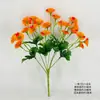 Manzanilla Artificial de 21 Cabezas Margarita Jardín Fotografía de Hogar Flores Secas Accesorios Crisantemo Silvestre Exterior Flores Decorativas Artificial