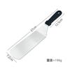 Pala para freír larga de acero inoxidable resistente a altas temperaturas, directa de fábrica, pala especial para saltear, pala para freír carne con mango de plástico