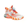 Zapatos para Niños 2026 Primavera/Otoño Nuevos Ligeros Amortiguadores Zapatos Deportivos Infantiles Niños Grandes Superficie de Cuero Antideslizantes Zapatos de Baloncesto para Estudiantes