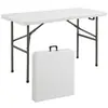 Comercio Exterior Mesa Plegable de Plástico para Exteriores Mesa de Banquete Alquiler Mesa de Fiesta Mesa de Comedor Portátil Escritorio de Oficina Mesa Plegable para Mercado Nocturno
