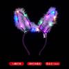 Novo Mercado Noturno Internet Celebridade Double-layer Bow Pearl com Malha de Luz Fotografando Hairpin Beautiful Luminous Head Yarn das Mulheres
