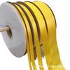Fita de Seda Dourada Densa de 0,6-5cm Fita de Cetim Poliéster Embalagem de Buquê Decoração de Fita para Carro de Casamento Acessórios de Amarração