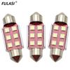 Luz Led de Lectura para Coche 28mm 31mm 36mm 39mm 41mm 6 Luces Alto Brillo Luz de Placa