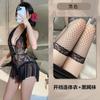 Fan Lei Tentação Sexo Lingerie Aberto Pijama Sexy Sem Renda Pescoço Macacão Feminino Tentação Pijama 917
