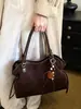 Otoño Invierno Retro Gamuza Felpa Bolso Tote para Mujer 2026 Nuevo Versátil Casual Bolso de Hombro para Compras Viajes