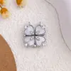 Pingente Colar Trevo da Sorte Magnético Transfronteiriço Pingente Design Simples Moderno Versátil Não Desbota Acessórios para Joias DIY