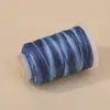 Cuerda Tejida a Mano de 6 Hilos con Gradiente de Cielo Estrellado Color Nata Pulsera Colgante para Coche Hecha a Mano Joyería DIY Estilo Chino Hilo Graduado de Moda