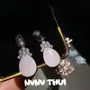 Joyas: Broche de Gema Flor de Peonía Perla de Caracola, Alta Costura para Banquetes, Mariposa Iridiscente de Nácar Broche de Diamante Rosa Rubor