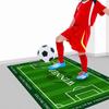 Esterilla antideslizante para entrenamiento de fútbol, con diatomeas, para el hogar, para control de ritmo y control de pelota deportiva, con aislamiento acústico para interiores y fitness