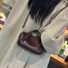 Bolsas de Piel de Vaca de Primera Capa Curtida al Vegetal Bolso de Mano para Mujer Nuevo Lujo Moda Bolso Sencillo de Almohada Bolso de Mano Hombro Cruzado