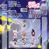 Color Cristal Osito Caja Sorpresa Perro Oso Lindo Figura de Juego de Moda Muñeca Mascota Linda Adorno de Escritorio Corazón de Chica Regalo