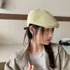 Al por mayor 25 Años Principios de Otoño Nuevo Estilo Artístico Cuadros Línea Boina de Alta Calidad Versión Coreana para Mujer Sombrero de Moda Ins Tendencia