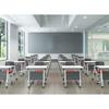 Mesa de treinamento dobrável e combinação de cadeira mesa de treinamento para estudantes e cadeira mesa de conferência dobrável mesa de treinamento mesa de conferência dobrável