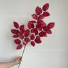 Simulação do novo arranjo de flores de guia rodoviário de linha de flores de alta linha de teto de casamento de folhas de folha