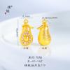 Pu Zuo Jiu no se decolora oro de Vietnam accesorios diy cerradura para bolso con incrustaciones de diamantes colgante para bolso pulsera collar mujer
