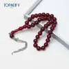 Pulsera de Cuentas de Oración Hecha a Mano de Arabia Saudita con 33 Cuentas, Cuentas de Oración Tasbih de 12*12mm, Joyería Transfronteriza al por Mayor