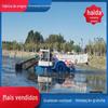Barco cortador de água coleta rapidamente várias ervas daninhas na superfície da água Barco cortador de rio Fabricantes de barcos cortadores de jacinto-agua