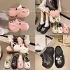 Zapatos con Agujeros para Mujer Tacón de 10CM DIY Ropa de Exterior de Verano Suela Gruesa Zapatos de Jardín Pantuflas Gruesas con Punta Cerrada