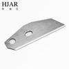 Cuchillo para alfombras de acero inoxidable cuchillo para abrir cajas abierto en triángulo hoja con forma especial hoja manual para abrir cartas