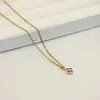 Colar de Aço Titânio Dourado para Mulheres, Não Desbota, Joia de Corrente de Clavícula de Luxo Leve de Nicho, de Alta Qualidade, Versátil, Moderno e Elegante