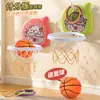 Aro de Basquete Infantil para Venda por Atacado Suspenso Interno Dobrável Suporte de Basquete Brinquedo Interativo Pai-Filho Instalação sem Furos