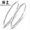 Pulsera bohemia de cobre blanco plateado abierto joyería de plata de imitación joyería para mujer fabricantes venta al por mayor