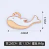 Serie Oceánica DIY Colgante de Ballena Monocolor Accesorios Decorativos Fabricante Puede Ofrecer Lotes Mixtos Venta al por Mayor Venta Directa