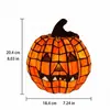 Linterna de calabaza de Halloween estilo Tiffany, producto nuevo transfronterizo