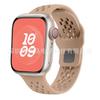 Adequado para Série 9/10/Ultra2 da Apple Pulseira de Silicone com Fivela Reversa de Malha Pulseira Esportiva Apple para iWatch