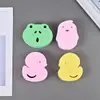 Esponja de baño para bebé esponja de baño de dibujos animados estropajo de baño Gris no daña la piel esponja para bebé patito amarillo pato pingüino
