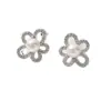 Aretes con Agujas de Plata S925, Galvanoplastia Ecológica, Venta al por Mayor desde la Tienda, Accesorios de Moda Asequibles con un Toque de Lujo Ligero y Sensación de Alta Gama