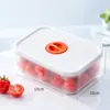 Caixa para Conservar Fresco caixa de armazenamento para geladeira para conservar fresco com tampa tipo temporizador caixa para conservar fresco caixa transparente para armazenamento de alimentos caixa para conservar fresco para freezer