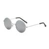 Gafas de Sol Redondas Estilo Retro para Niños Película de Color Reflectantes Redondas Espejo de Príncipe Tendencia Gafas para Puesto de Gafas de Sol para Niños Hombres y Mujeres