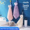 Nova toalha de chenille para cozinha doméstica toalha toalha seca e úmida uso duplo desenho animado pano super absorvente fabricantes atacado