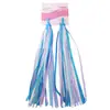 Taoledi Serpentinas para Bicicleta Infantil, Serpentinas para Patinete, Cintas, Correas de Molinillo de Viento, Timbre