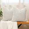 Fronhas e Capas de Almofada Tingidas na Massa Transfronteiriças Quadradas Retangulares Decoração de Sala de Estar Sofá Quarto Macio e Confortável Atacado